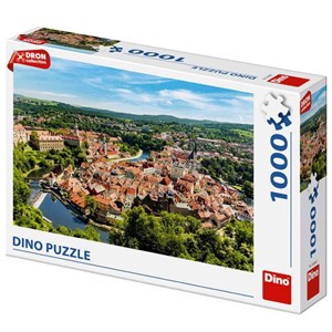 Dino (53268) - "Cesky Krumlov, Czech Republic" - 1000 Teile Puzzle