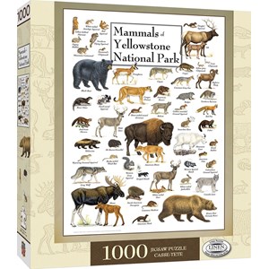 MasterPieces (71974) - "Mammals of Yellowstone National Park" - 1000 Teile Puzzle