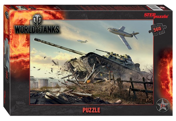 Step Puzzle (97072) - "World of Tanks" - 560 Teile Puzzle