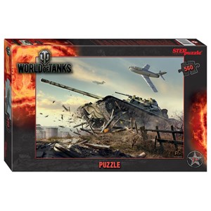 Step Puzzle (97072) - "World of Tanks" - 560 Teile Puzzle