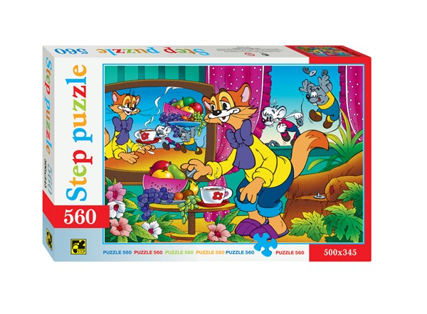 Step Puzzle (78034) - "Leopold the Cat" - 560 Teile Puzzle