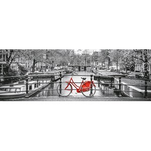 Clementoni (39386) - "Amsterdam Bicycle" - 1000 Teile Puzzle