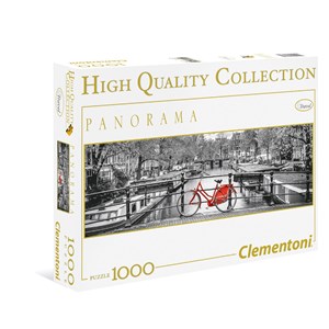 Clementoni (39386) - "Amsterdam Bicycle" - 1000 Teile Puzzle