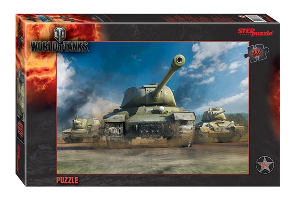 Step Puzzle (97027) - "World of Tanks" - 560 Teile Puzzle