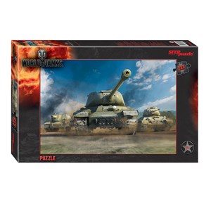Step Puzzle (97027) - "World of Tanks" - 560 Teile Puzzle