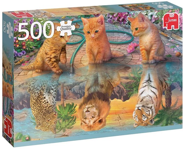Jumbo (18850) - "A Kitten's Dream" - 500 Teile Puzzle