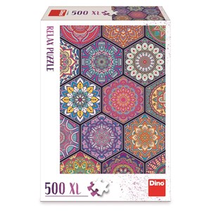 Dino (51408) - "Mandala" - 500 Teile Puzzle