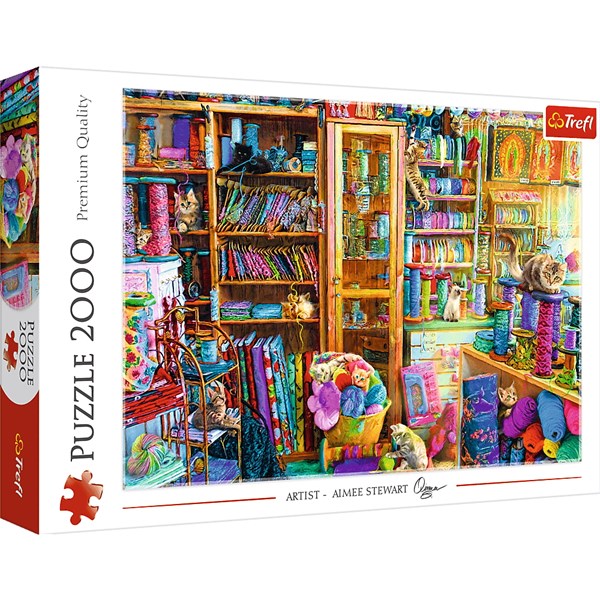 Trefl (27113) - "Katzen Paradies" - 2000 Teile Puzzle