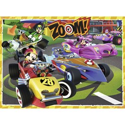 Ravensburger (10974) - "Mickey and the Roadster Racers" - 100 Teile Puzzle