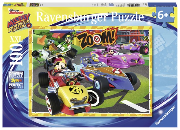 Ravensburger (10974) - "Mickey and the Roadster Racers" - 100 Teile Puzzle