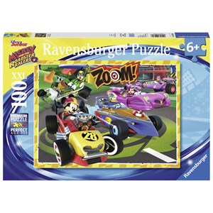 Ravensburger (10974) - "Mickey and the Roadster Racers" - 100 Teile Puzzle