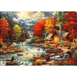 Bluebird Puzzle (70408) - Chuck Pinson: "Treasures of the Great Outdoors" - 1000 Teile Puzzle