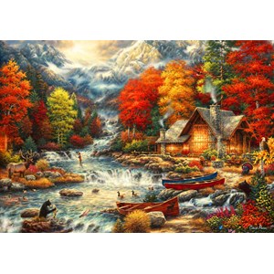 Bluebird Puzzle (70408) - Chuck Pinson: "Treasures of the Great Outdoors" - 1000 Teile Puzzle