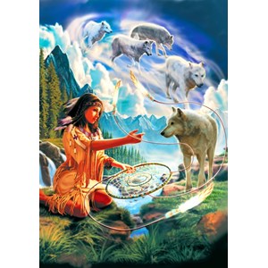 Bluebird Puzzle (70126) - Robin Koni: "Dream Catcher" - 1000 Teile Puzzle