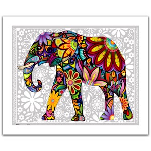 Pintoo (h1479) - "The enthusiastic elephant" - 500 Teile Puzzle