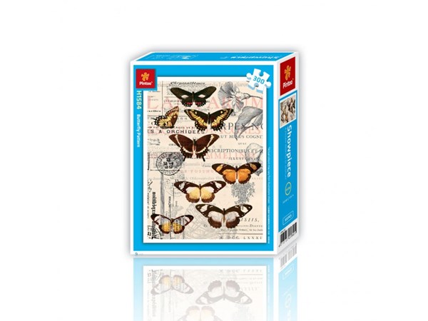 Pintoo (h1584) - "Butterflies" - 300 Teile Puzzle