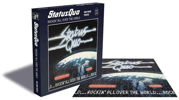 Zee Puzzle (25509) - "Status Quo, Rockin All Over The World" - 500 Teile Puzzle
