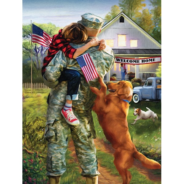 SunsOut (29741) - Tom Wood: "A Warm Welcome Home" - 300 Teile Puzzle