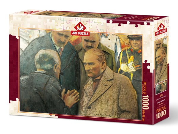 Art Puzzle (4589) - "Atatürk and Earthquake" - 1000 Teile Puzzle