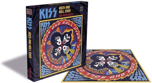 Zee Puzzle (25645) - "Kiss, Rock and Roll Over" - 500 Teile Puzzle