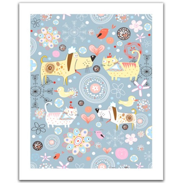 Pintoo (h1526) - "Cats & Dogs" - 500 Teile Puzzle