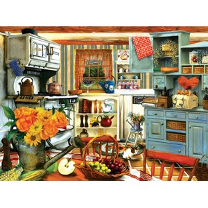 SunsOut (28851) - Tom Wood: "Grandma's Country Kitchen" - 1000 Teile Puzzle