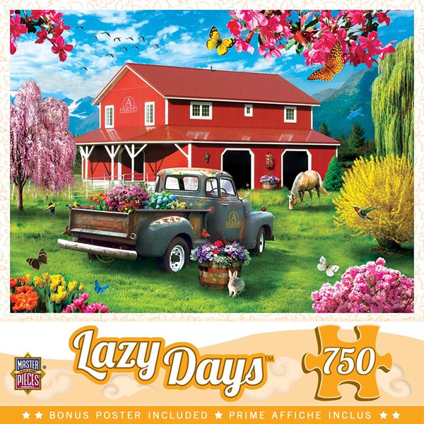 MasterPieces (32054) - "A Farm's Alive" - 750 Teile Puzzle