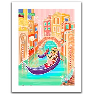 Pintoo (h1537) - "Romantic Vacations, Venice" - 300 Teile Puzzle
