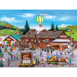 MasterPieces (31985) - Cindy Mangutz: "Sunny Farms" - 750 Teile Puzzle