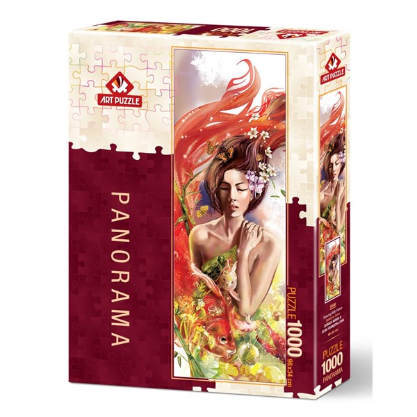 Art Puzzle (5346) - "Dancing with Fish" - 1000 Teile Puzzle