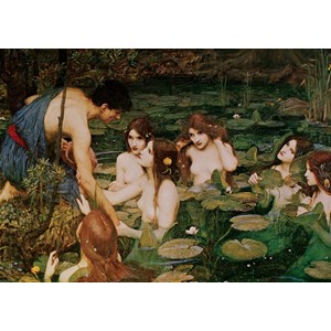 Art Puzzle (5377) - "Hylas And The Nymphs, 1896" - 1500 Teile Puzzle