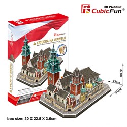 Cubic Fun (mc226h) - "Wawel Cathedral" - 101 Teile Puzzle