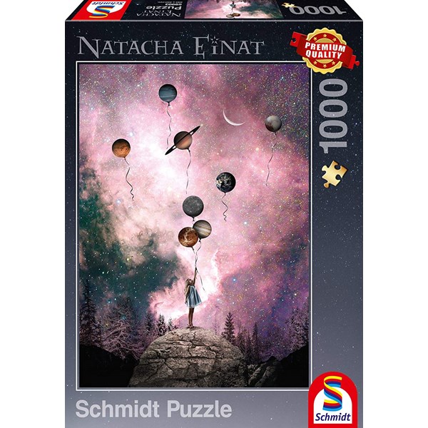 Schmidt Spiele (59903) - Natacha Einat: "Planet Longing" - 1000 Teile Puzzle
