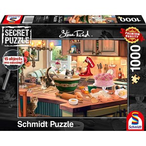 Schmidt Spiele (59919) - "In the kitchen" - 1000 Teile Puzzle