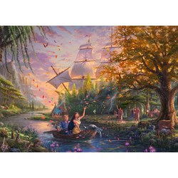Schmidt Spiele (59688) - Thomas Kinkade: "Disney, Pocahontas" - 1000 Teile Puzzle