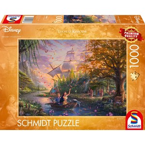 Schmidt Spiele (59688) - Thomas Kinkade: "Disney, Pocahontas" - 1000 Teile Puzzle