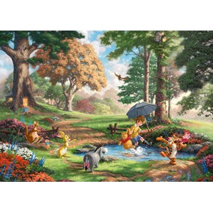 Schmidt Spiele (59689) - Thomas Kinkade: "Disney, Winnie The Pooh" - 1000 Teile Puzzle
