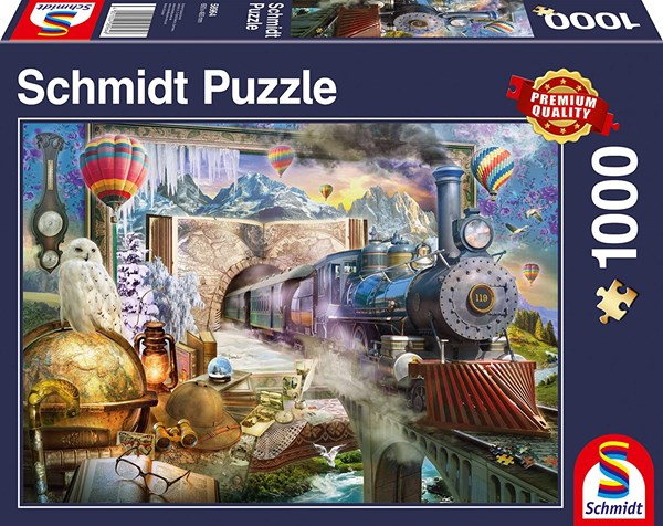 Schmidt Spiele (58964) - "Magische Reise" - 1000 Teile Puzzle