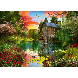 Schmidt Spiele (58968) - "Die Wassermühle" - 1000 Teile Puzzle