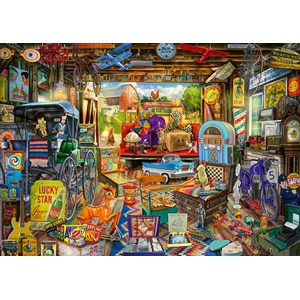 Schmidt Spiele (58972) - "Garagen-Flohmarkt" - 500 Teile Puzzle