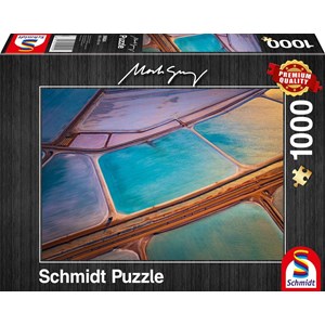 Schmidt Spiele (59924) - Mark Gray: "Pastelle" - 1000 Teile Puzzle