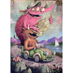 Heye (29938) - "Zozoville" - 2000 Teile Puzzle
