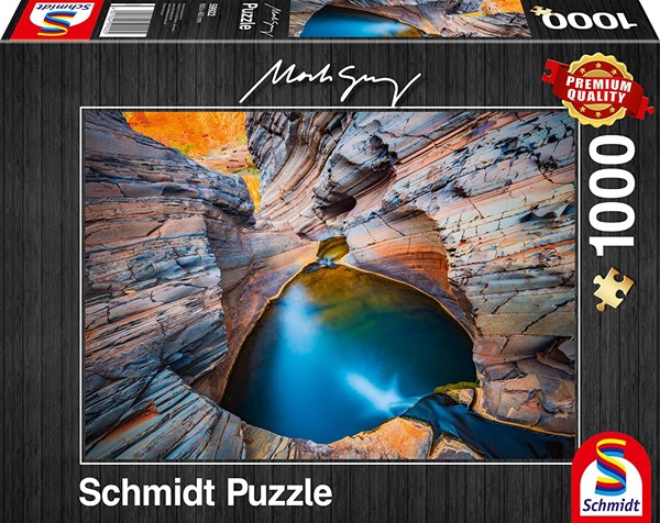 Schmidt Spiele (59922) - Mark Gray: "Indigo" - 1000 Teile Puzzle