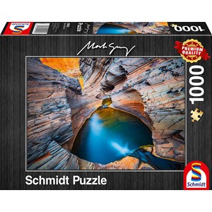 Schmidt Spiele (59922) - Mark Gray: "Indigo" - 1000 Teile Puzzle