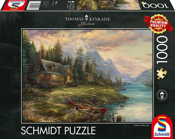 Schmidt Spiele (59918) - Thomas Kinkade: "Father's Day Outing" - 1000 Teile Puzzle