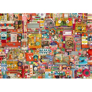 Schmidt Spiele (59697) - Shelley Davies: "Vintage Handmade Items" - 1000 Teile Puzzle