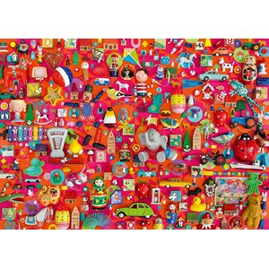 Schmidt Spiele (59699) - Shelley Davies: "Vintage Toys" - 1000 Teile Puzzle