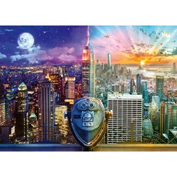 Schmidt Spiele (59905) - Lars Stewart: "New York, Night and Day" - 1000 Teile Puzzle