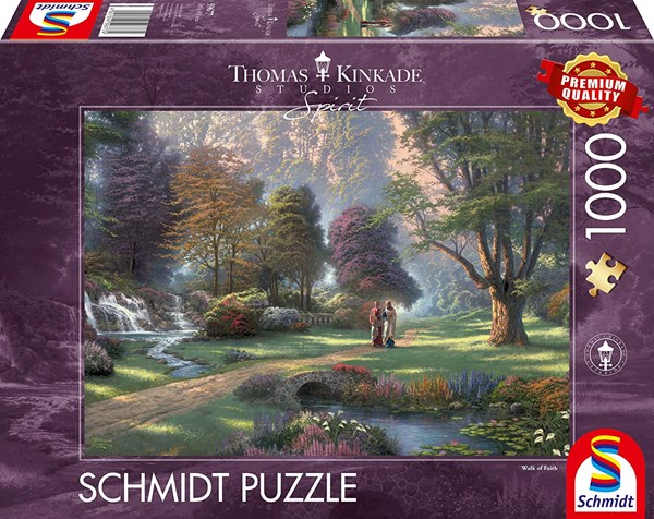 Schmidt Spiele (59677) - Thomas Kinkade: "Spirit, Way of Faith" - 1000 Teile Puzzle