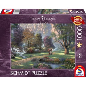 Schmidt Spiele (59677) - Thomas Kinkade: "Spirit, Way of Faith" - 1000 Teile Puzzle